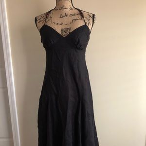 Banana Republic Black Linen Dress
